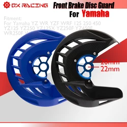 Motorcycle 20 22mm Front Brake Disc Guard Cover For Yamaha YZ WR YZF 125 250 450 YZ125 YZ250 YZ125X YZ250F YZ450F WR250F WR450F