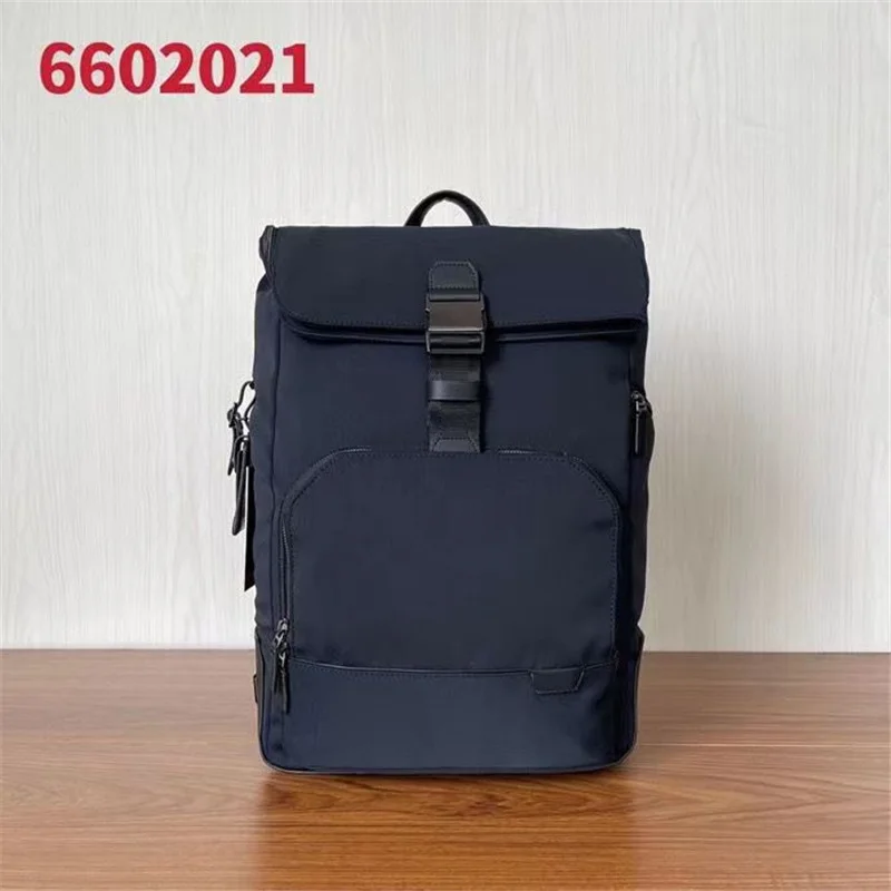 Men's Backpack 6602021D Lightweight Nylon Large-Capacity Business Laptop Bag Stylish Travel Backpack