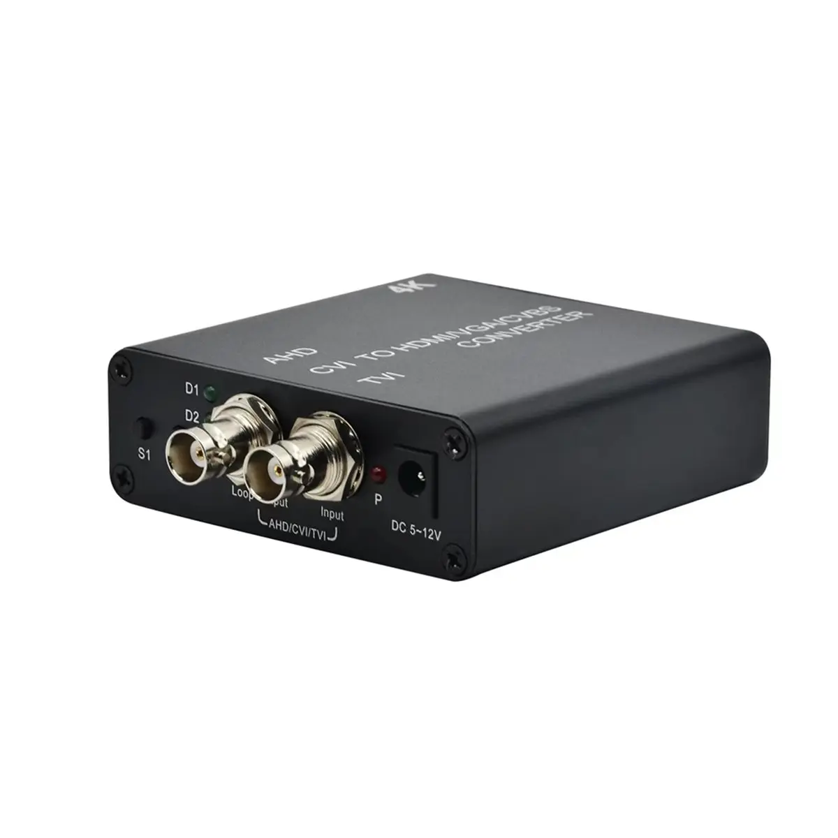 2026 New 4K 2.0MP HD Video Converter AHD/TVI/CVI/CVBS to -Compatible/VGA/CVBS, High-Resolution Monitoring Conversion Tool
