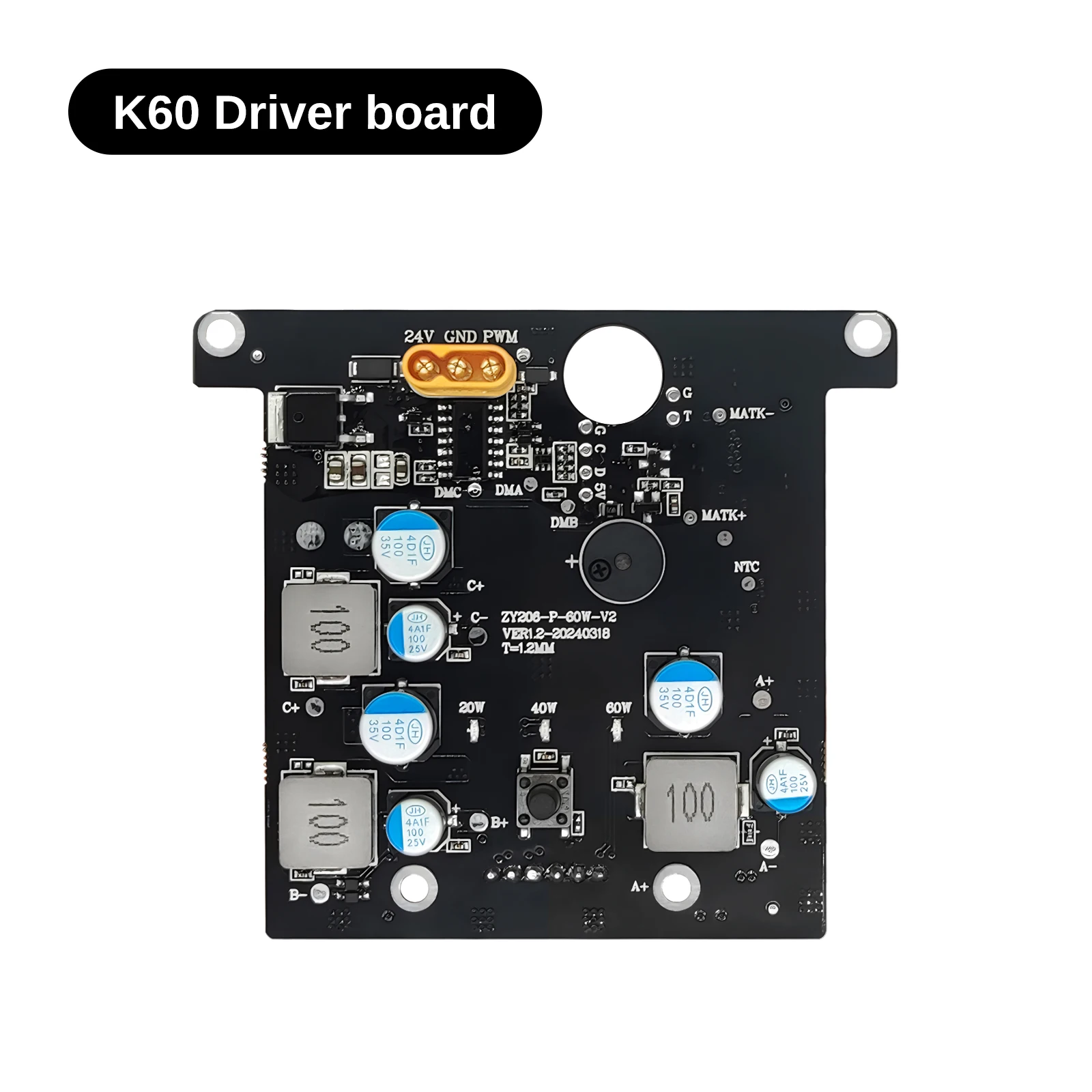 LASER TREE K60 Driver Board and Fans Accessories for 60W Laser Head Part
