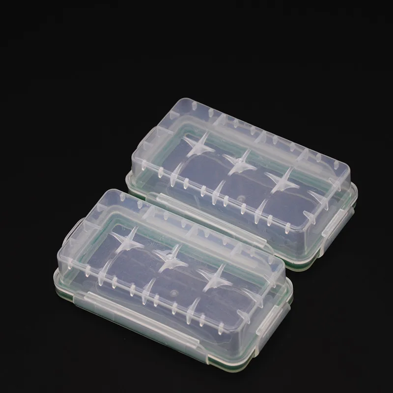 New Clear Plastic Waterproof Battery Storage Case Holder Organizer For 18650 16340 Batteries With Case Bag