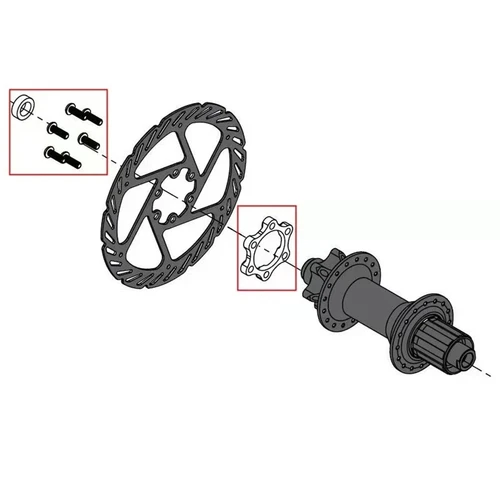Imagen 2 del producto Adaptador de refuerzo de buje ZTTO MTB 100x15 a 110x15 142x12 a 148x12 110 148 arandela espaciadora de buje 6 pernos eje pasante estándar 15mm 12mm