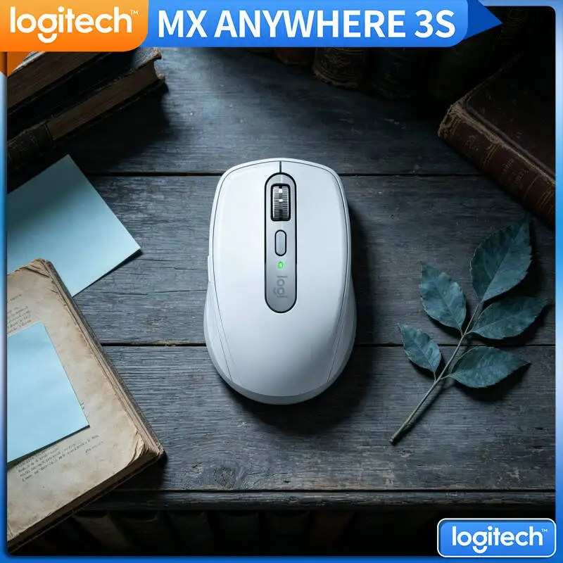 

Durable MX Anywhere 3S - 8K DPI Darkfield, 70-Day Battery, Silent Click, Ideal for Market Visit & Shop Office