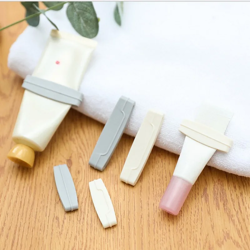 3 Pcs Multipurpose Squeeze Ease Tube Squeezer Toothpaste Clip Facial Cleanser Extruder Children's Toothpaste Squeezing Clip Tool