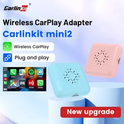 Carlinkit-adaptador inalámbrico Carplay, reproductor Multimedia para coche, caja IA, Bluetooth, Wifi, conexión automática, Plug And Play, Mini Car Play inalámbrico