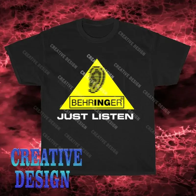 Novo design Behringer Audio Mixers Logo Camiseta unissex engraçada tamanho S a 5XL