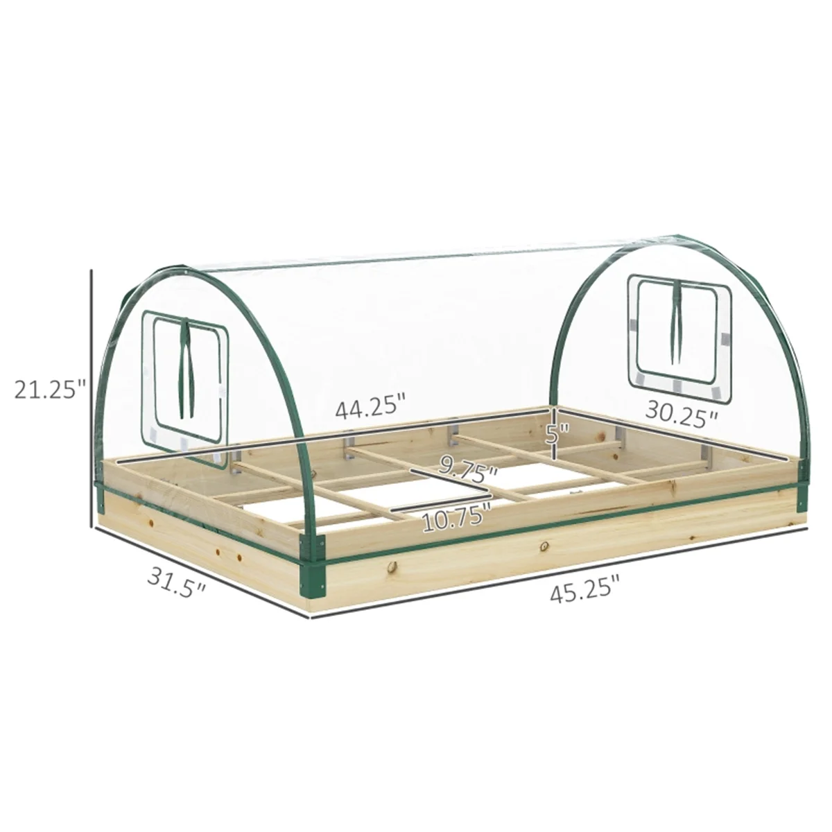 Houten Plantenbak, Bloemplank, Verhoogd Tuinbed