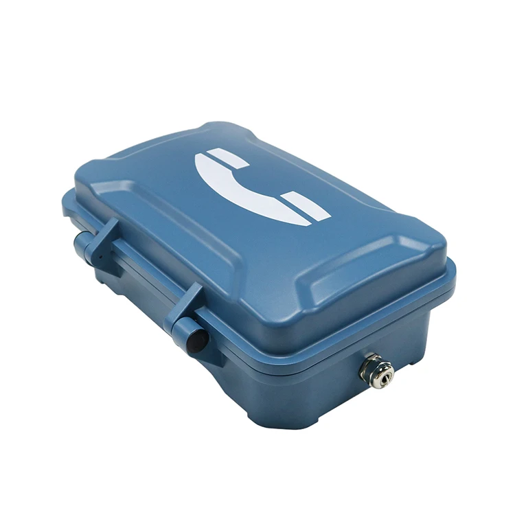 J&R JR101-FK School Telephone Aluminum Alloy Casing Waterproof Outdoor Public Emergency 4G/Wi-Fi/3G Phone