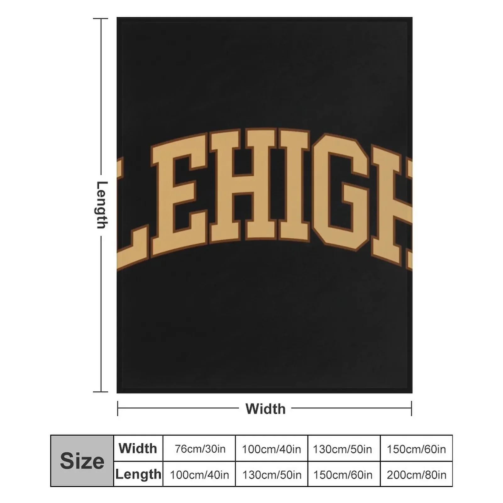 Lehigh - بطانية رمي منحنية بخط الكلية، مفروشات صيفية مشعرة، بياضات سرير، بطانيات لبطانيات الأطفال