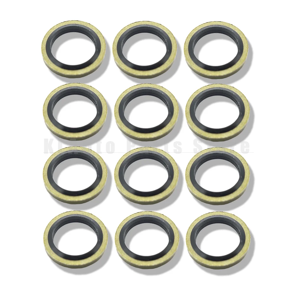 3963983-12 12mm Bolt Seals Fuel Line Sealing Washer for Cummins 12V 24V 5.9L 6.7L Engine Sealing Washers Powerstroke