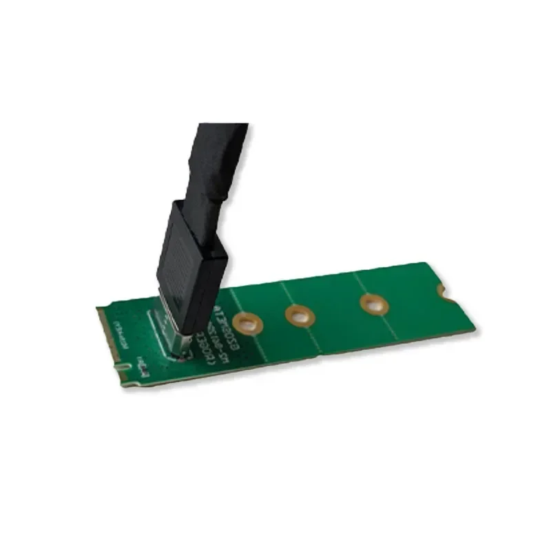 Imagem -06 - Chave para Adaptador Oculink Egpu para Mini pc Laptop Nvme M.2 m Placa Gráfica Externa 64gts Pcie 4.0 Placa Conversor