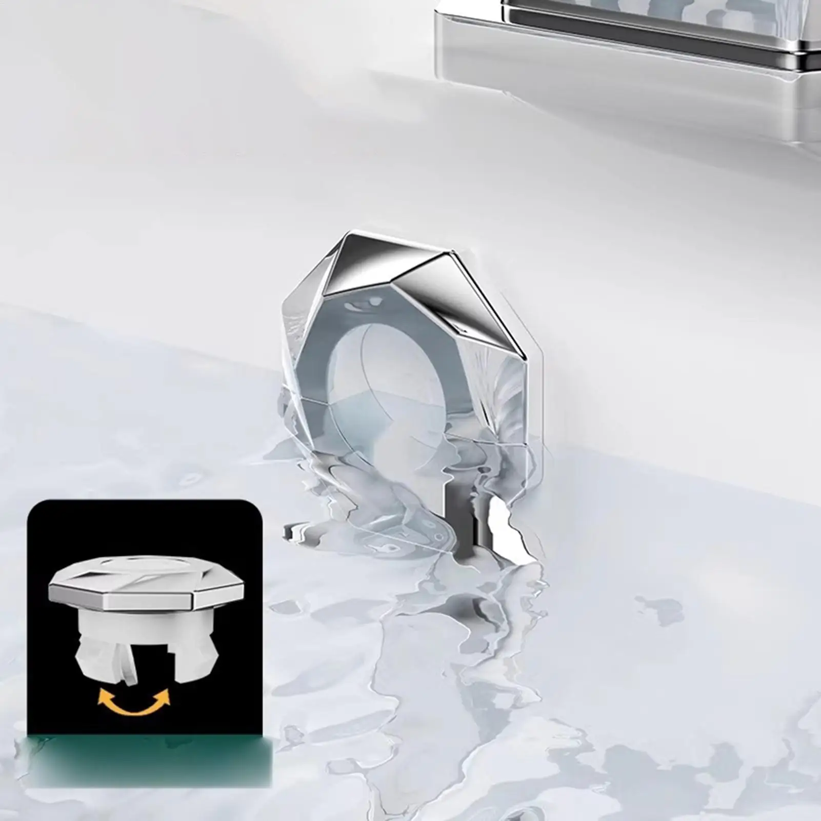 

Кольцо для перелива раковины, автоматическая профилактика запаха, сантехнические приспособления, многоразовые колпачки для раковины для кухни, ванной комнаты, дома, общежития