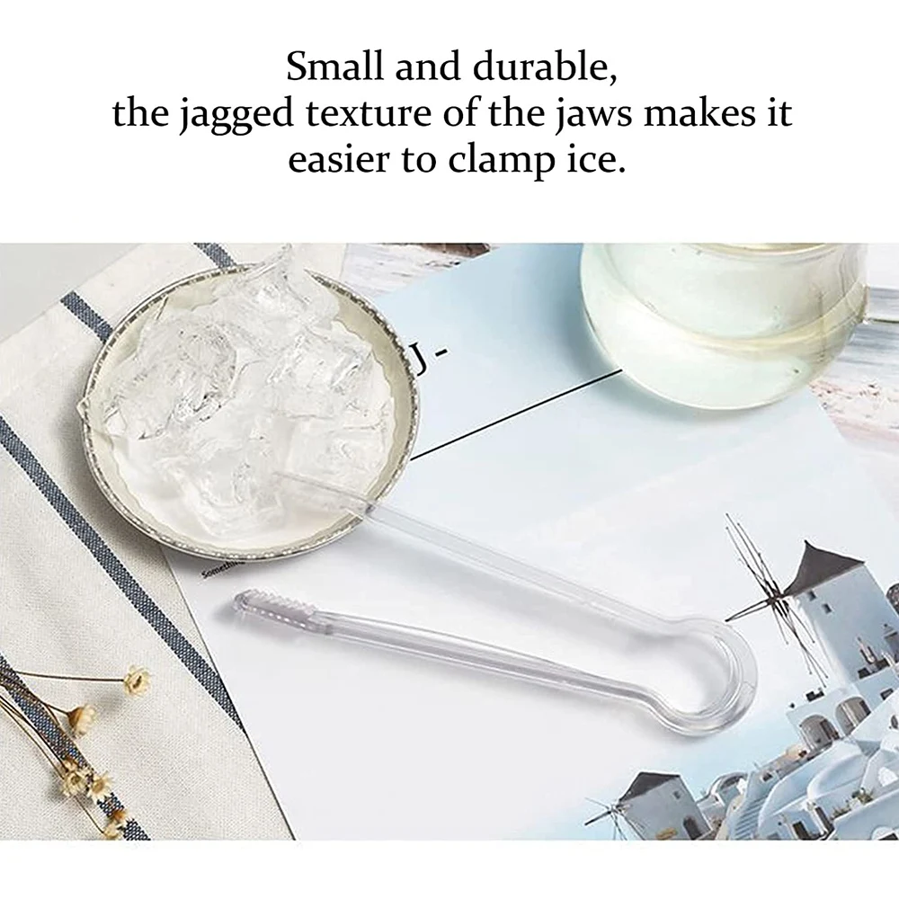 M12K-Ice Bucket Plastic Ice Bucket With Handle Acrylic Transparent Champagne Beer Wine Ice Bucket For Home
