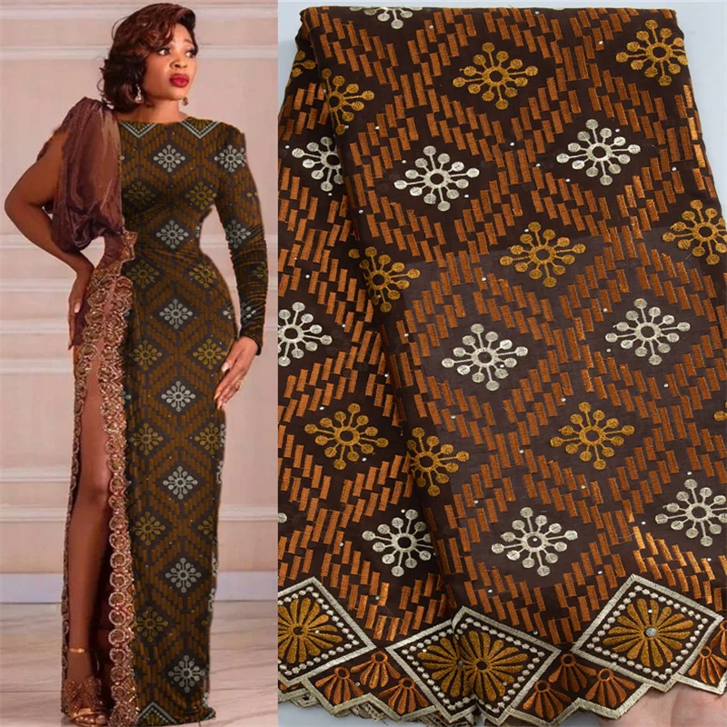 Nigerian Dry Cotton Lace Fabric 2023 High Quality African Swiss Lace Fabric Embroidery Lace Fabric For Women Dresses Sew A3268