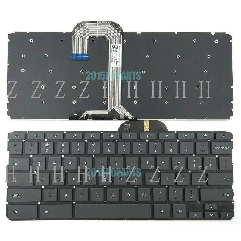 

Z New For HP Chromebook 14 G5 Keyboard US Black