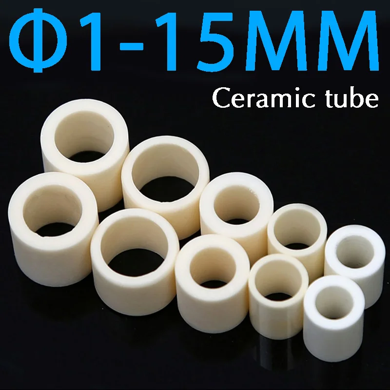 

Ceramic Tube Alumina Small Porcelain Tube Corundum Wear-resistant Insulating Porcelain Bushing Thermocouple Protection Tube