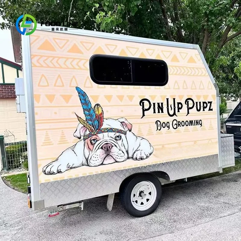 Customized Mobile Pet Grooming Trailer, Dog Wash Station Truck, Self Service Car Wash Trailer for Pet Salon
