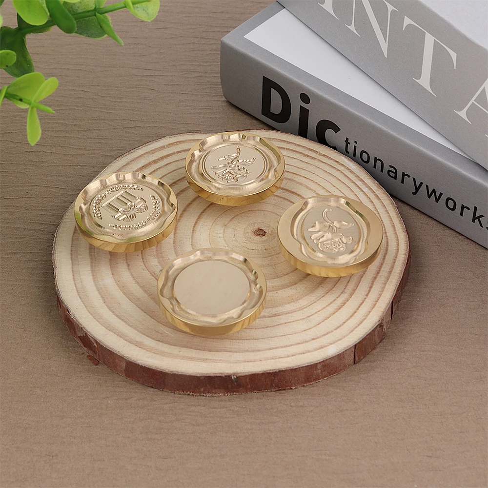 الورود والهدايا، سلسلة عيد الحب، طوابع ختم الشمع، رؤوس ختم نحاسية قابلة للتبديل لتزيين الهدايا وبطاقات المعايدة