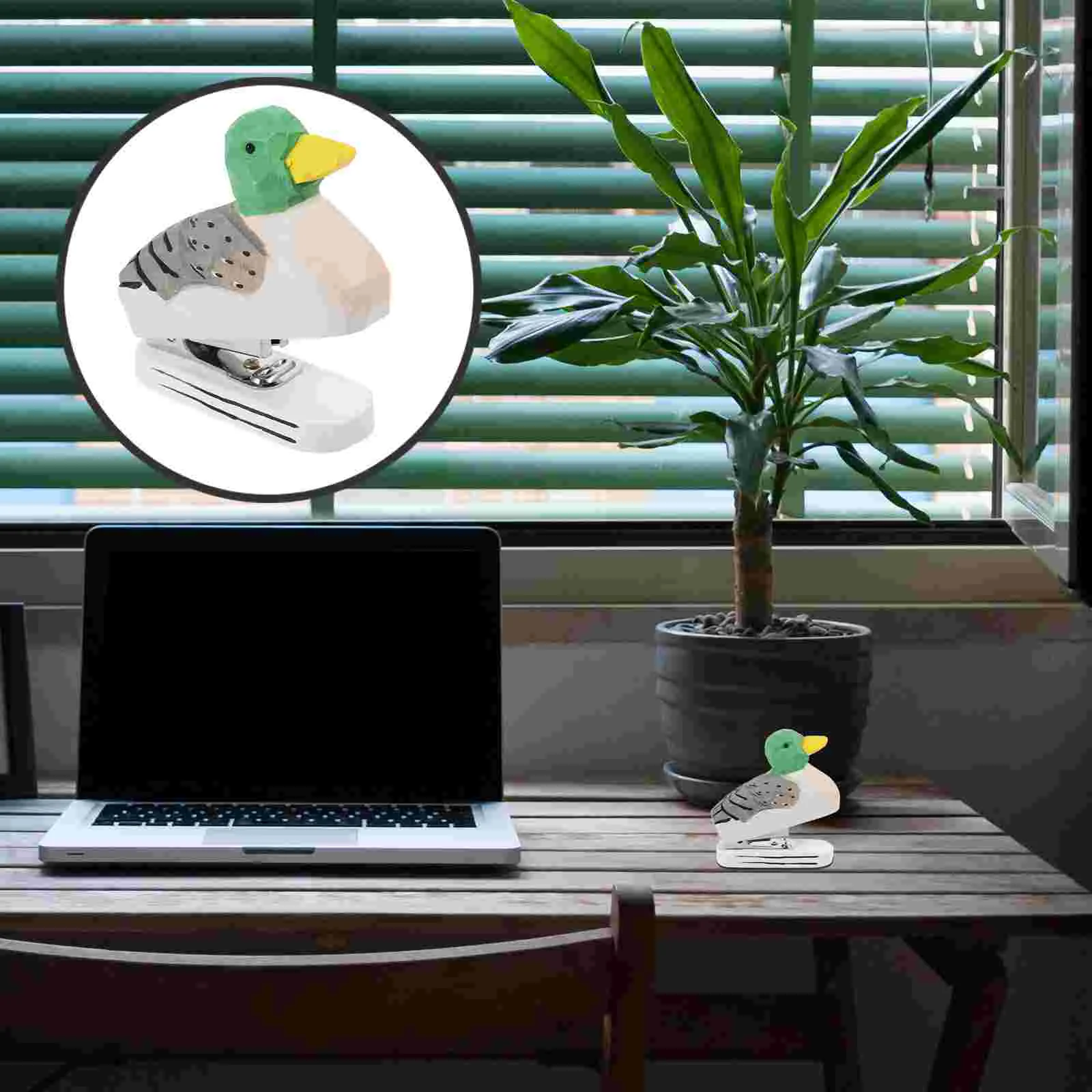 Craft Pendant Wood Carving Stapler Office Animal Paper Stapling Tool