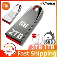 Xiaomi 2TB U Disk Mini Pen Drive USB Memory USB Flash Drives 512GB 1TB TYPE C High Speed Usb 3.1 Waterproof Pendrive Metallic