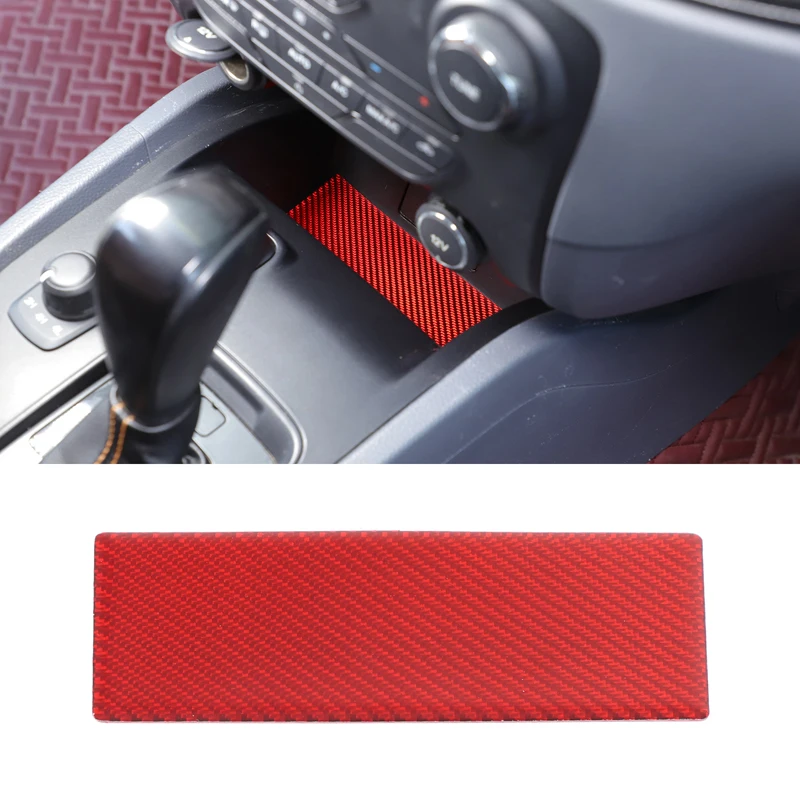 

Red Car Center Console Gear Storage Compartment Pad Car Interior Accessories For Ford Ranger 2015-2021