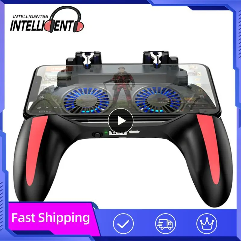 6Trigger kontroler gier mobilnych metalowy spust strzelanie darmowy ogień Gamepad Joystick L1R1 L2R2 uchwyt do gier Gamepad dla IOS Android