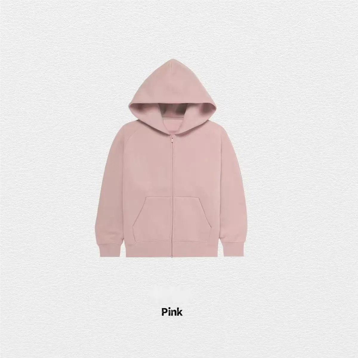 80%cotton Y2k Hoodies Women Men Hip Hop Zipper Long Sleeve Jacket Coats Autumn Winter Harajuku Casual Loose Hooded Sweatshirt