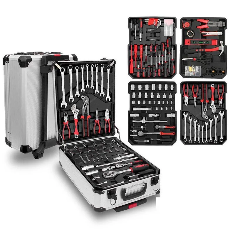 

499PCS OEM Hardware Tool Hand Tools Ratchet Socket Steel Wrench Spanner Set Mechanic Screwdriver Tool Set Toolbox