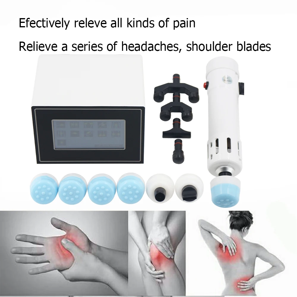 250MJ Shockwave Therapy Machine Professional Shock Wave Device Effective Body Pain Removal Physiotherapy ED Treatment Massager