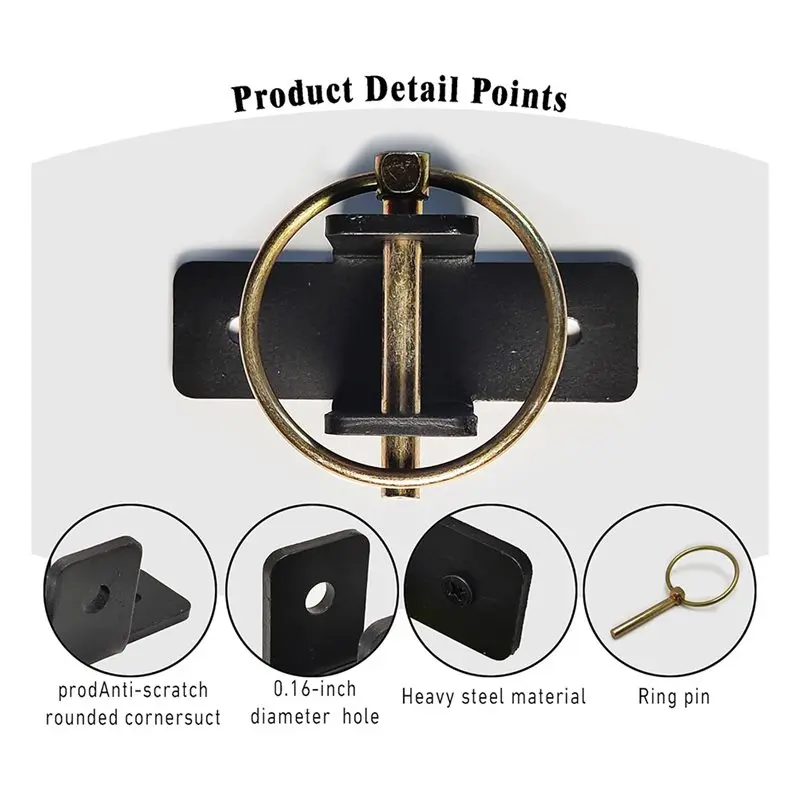 [A38F!NEW!】 Wall-Mounted Heavy-Duty Bucket Holders, 4-Pack Quick-Release Bucket Hooks, Steel Construction Bucket Holder Set