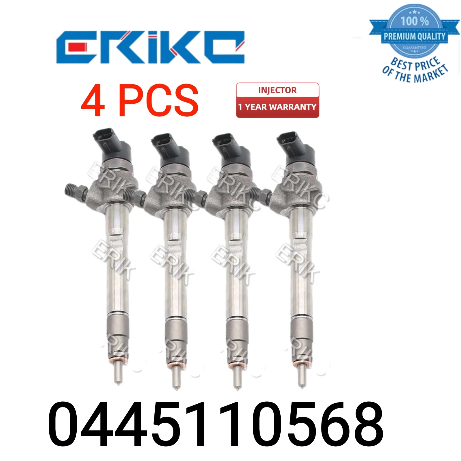 

4 PCS 0445110568 Common Rail Direct Injection 0 445 110 568 Oil Auto Engine Injector 0445 110 568 Original Injector