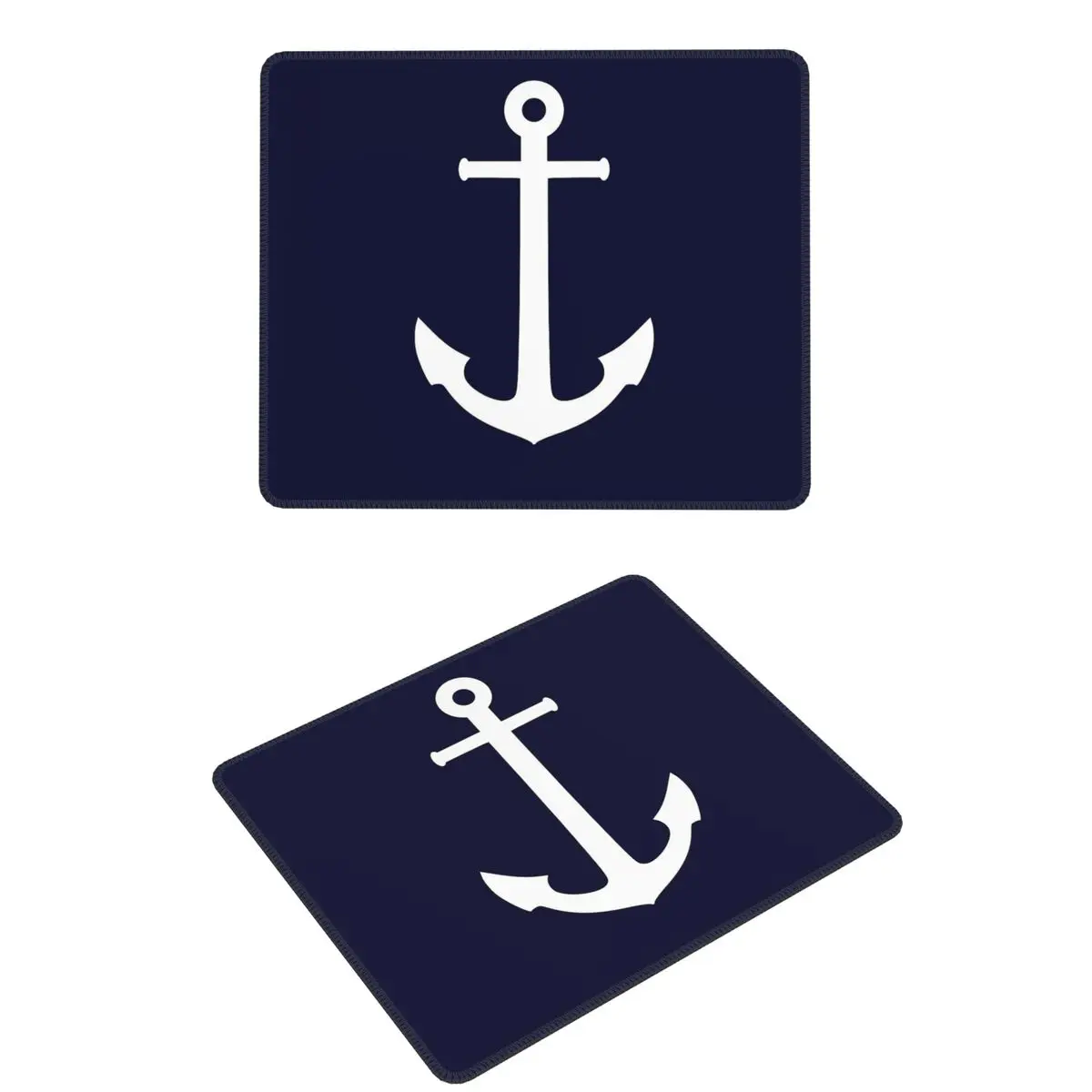 

Белый якорь на темно-синем коврике для мыши, коврик для компьютерной клавиатуры, коврик для мыши, игровой коврик для ноутбука, коврик для офисного стола