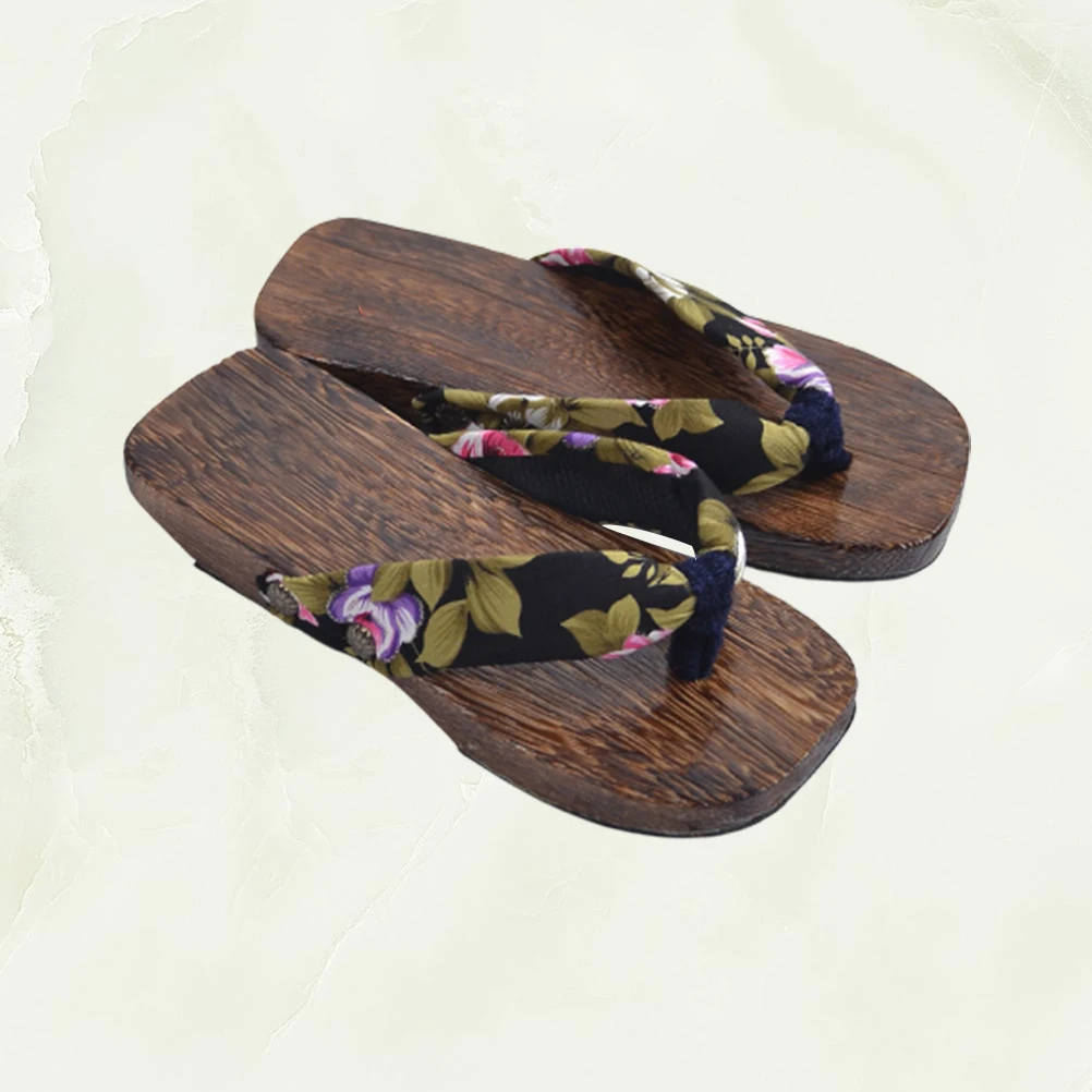 

Wooden Clog Shoes Picture Slipper Toddler Slippers Girls Boys Children Slides for