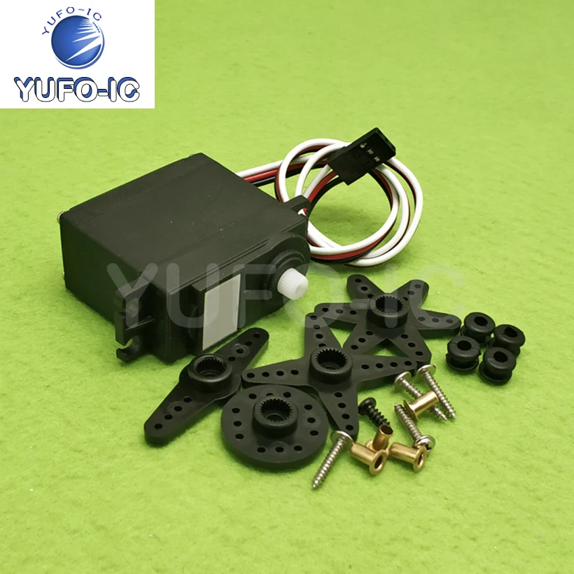 Free Ship 1PCS 360 Du Continuous Rotation Of The Steering Gear 360 Steering Gear 360 Du Servo DC Gear Motor