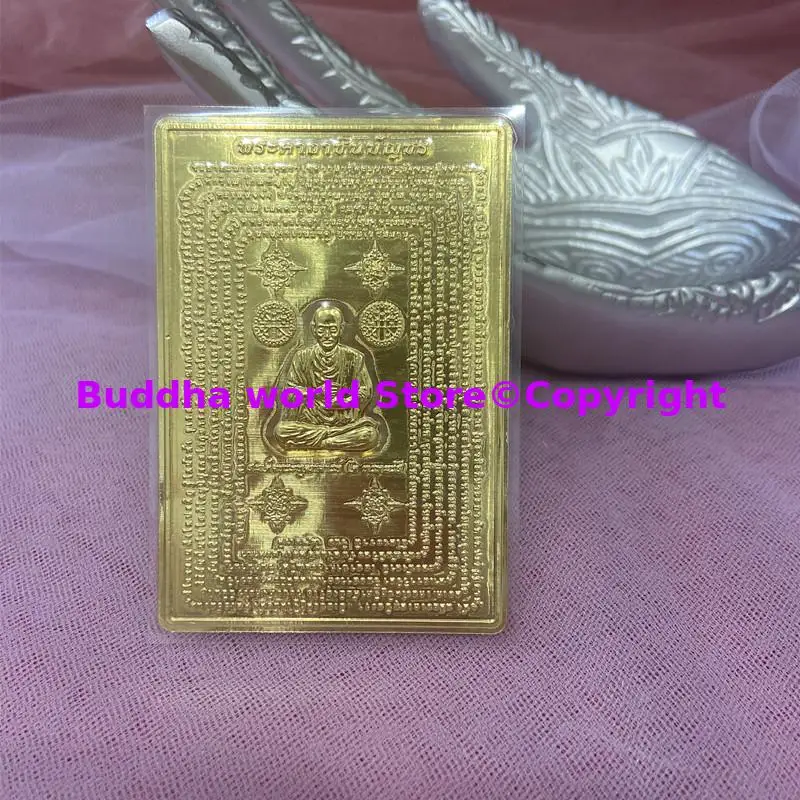 2026 GOOD Asia Thailand temple amulet Mantra Buddha figure Effective Amulet expel demons exorcise evil spirits bring good luck