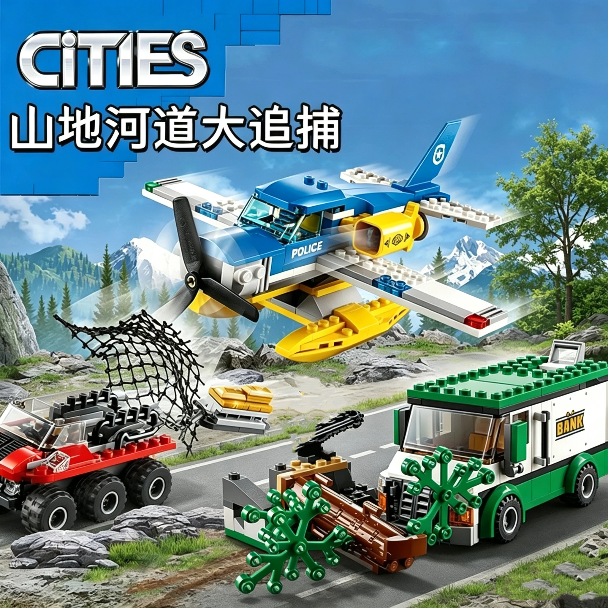Lego Set Creator - مجموعات MOC المتوافقة، سلسلة المدينة، مكعبات