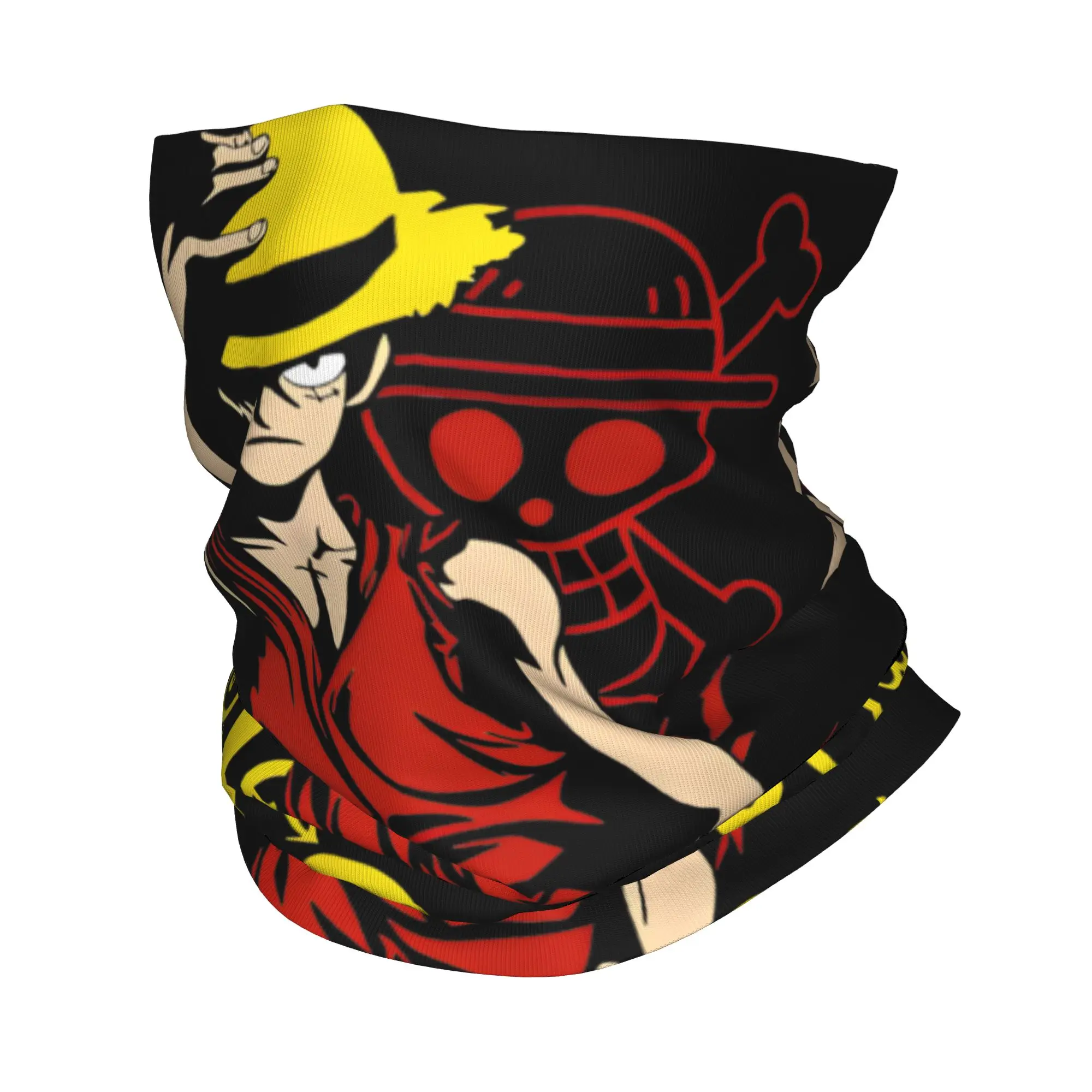 

One Piece Monkey D Luffy Gear Anime Manga Bandana Neck Cover Printed Magic Scarf Multi-use Cycling Scarf Hiking Unisex Adult