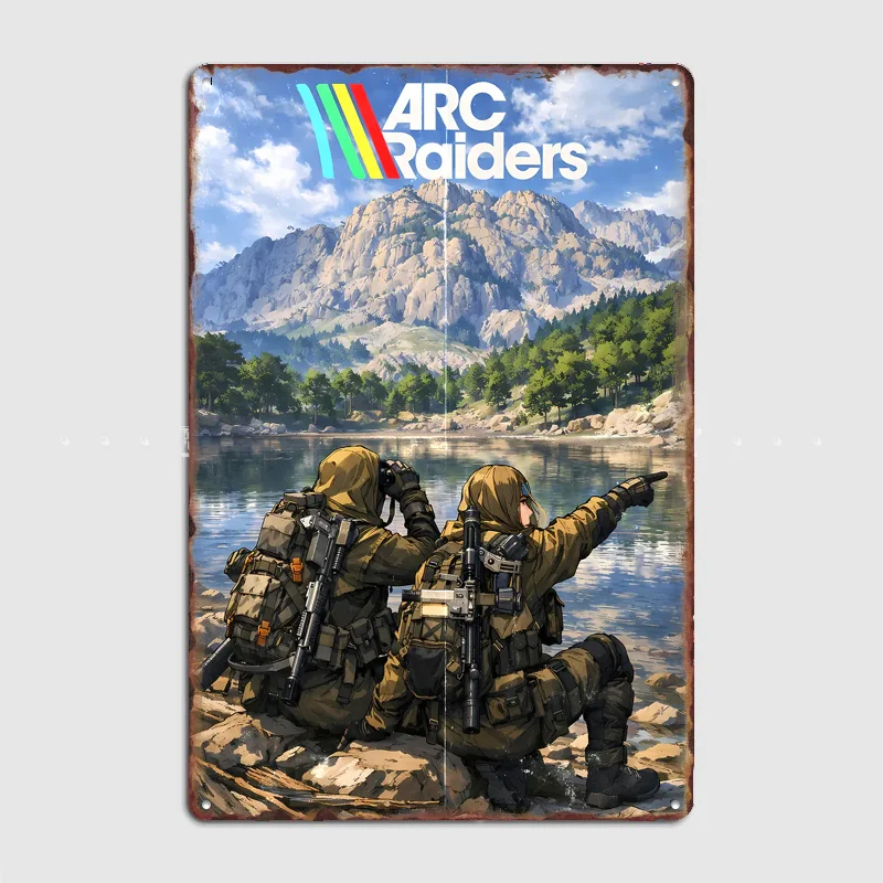 ARC Raiders Recon Game Art Poster Metal Sign Custom Bedroom Room Decor Home Wall Decor Posters Indoor Wall Decoration