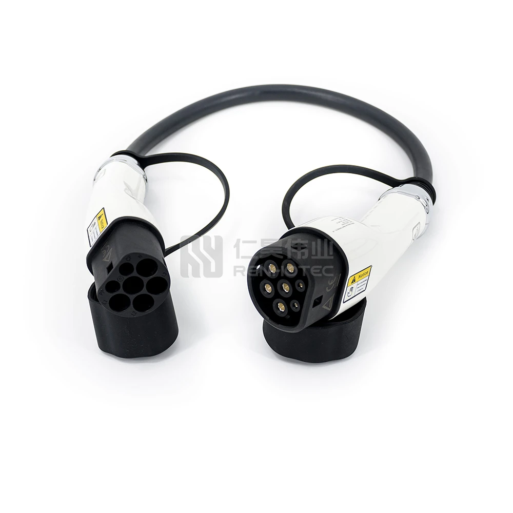 Type2 to Type2 EV Charging Connector Extension Cable for Electric Vehicle AC Charge
