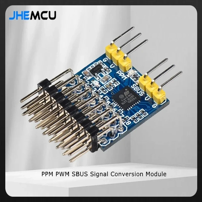 

JHEMCU SPP-SBUS 8CH Converter 21X21mm 15A 3.3-20V PPM PWM SBUS Signal Conversion for FLYSKY IA6B FRSKY X8R RC FPV