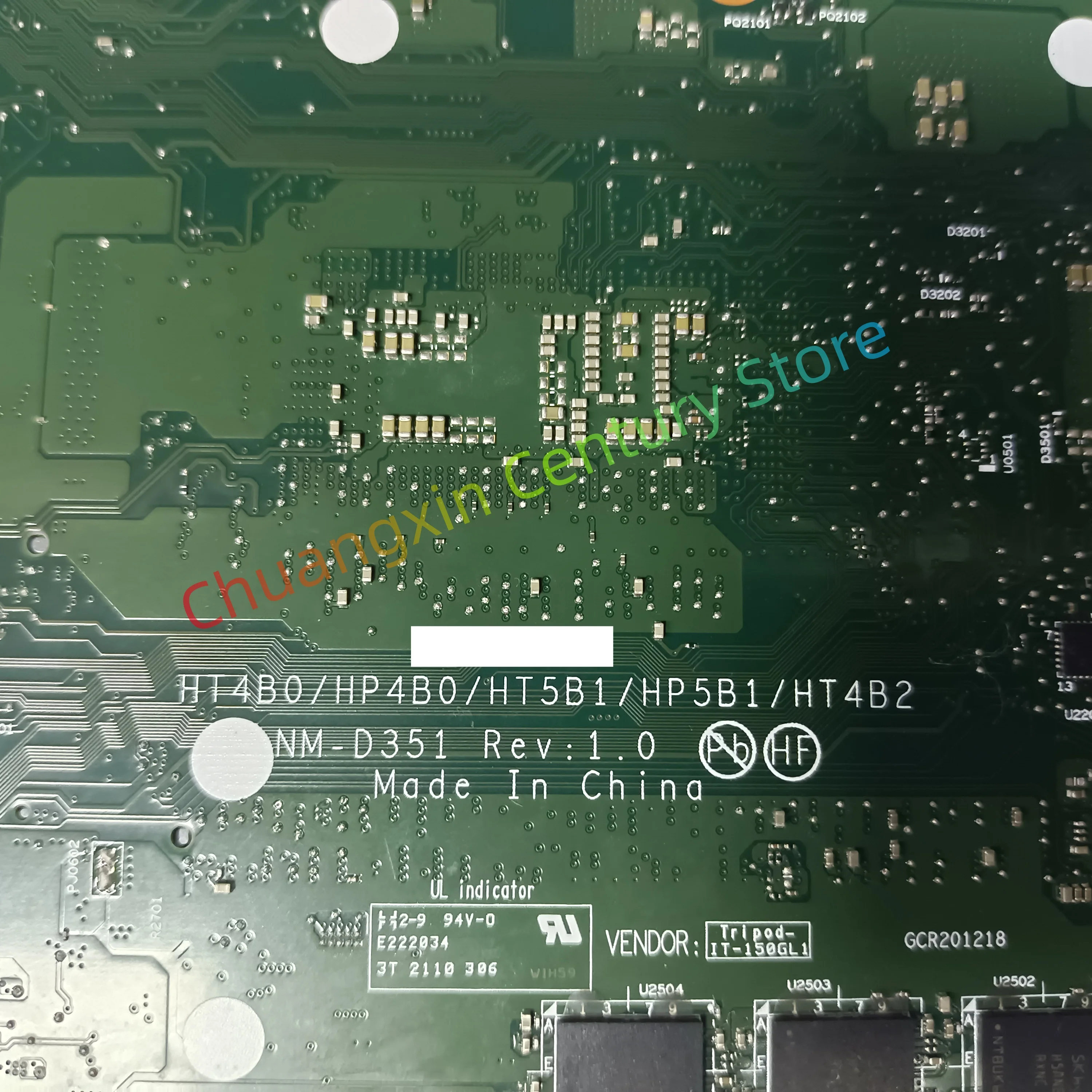 اللوحة الأم NM-D351 لأجهزة الكمبيوتر المحمولة Lenovo Thinkpad T14 Gen 2/T15 Gen 2 مع وحدة المعالجة المركزية: I5 I7-11TH GPU: QN20-M1-A1 T500 RAM: 8GB/16GB