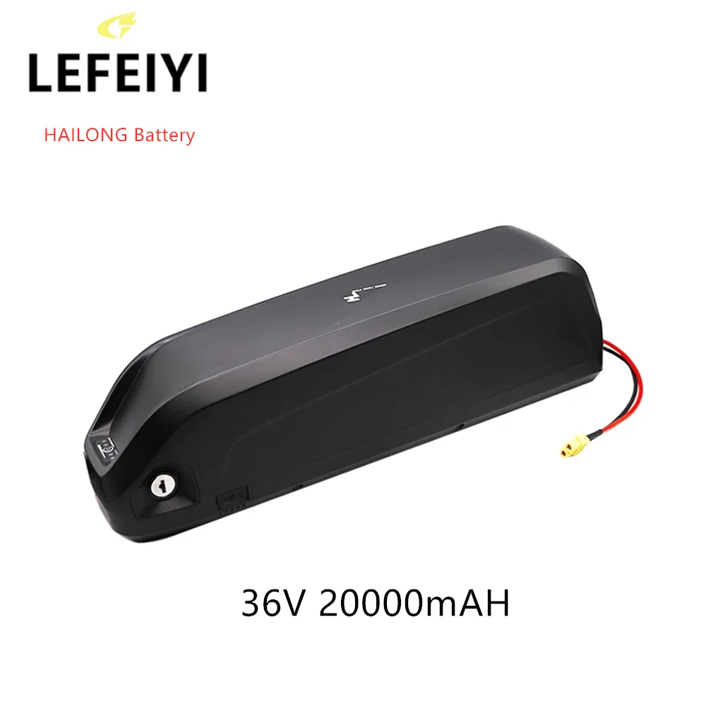 Original 36V 10s 42V 20Ah 18650 E-Bike Battery Hailong Case with USB 500-1000W MotorBike Conversion Kit