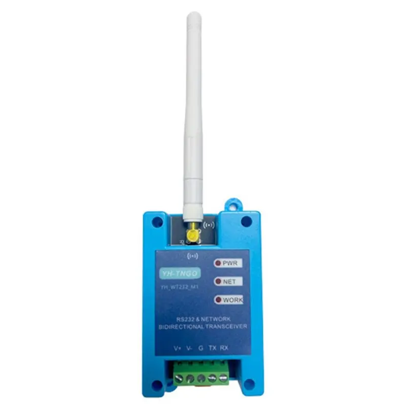 RS232 Over 2.4Ghz Wifi Serial Converter Module Web Management For HTTP F19E Serial Port Pass-Through Server