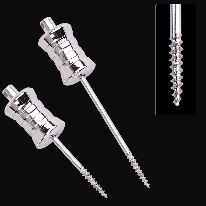 2PCS/set Dental Broken Root Drill Remnant Extractor Stainless Steel Tooth Extraction Screw Dentistry Lab Materials