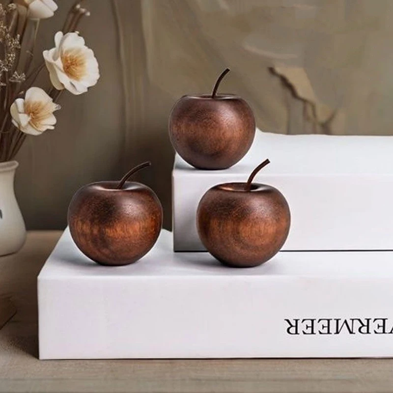 HOT Wooden Apple Shaped Essential Oil Diffuser Fragrance Diffuser Suitable For Home Bathroom Car Decoration