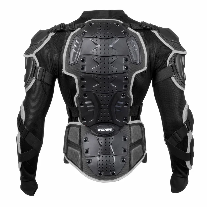 WOSAWE, armadura de cuerpo completo para motocicleta para hombre, Motocross, espalda, hombros, pecho, equipo de protección de carreras, chaqueta de