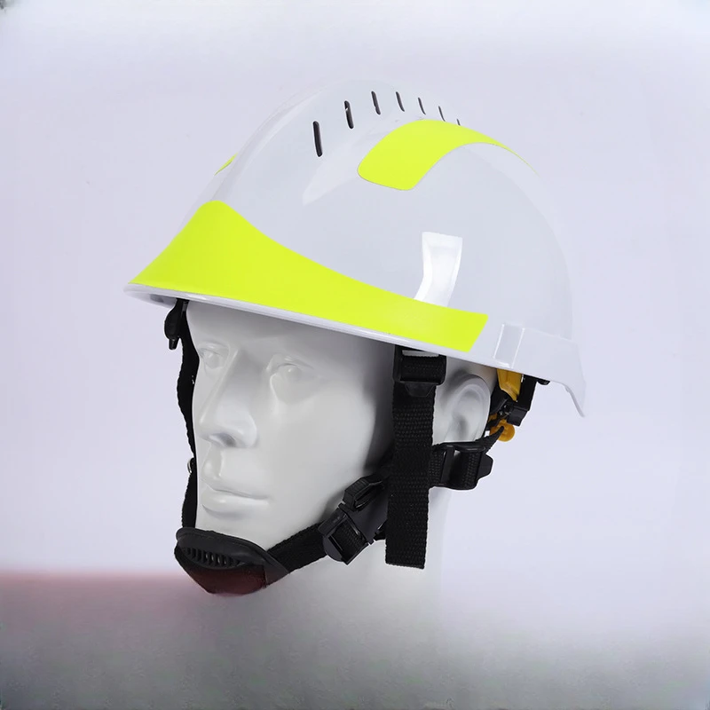 Equipped with Eye Mask Flashlight Forest Fire Emergency Safety Helmet Red Blue Yellow Emergency Rescue Helmet F2 Fire Helmet