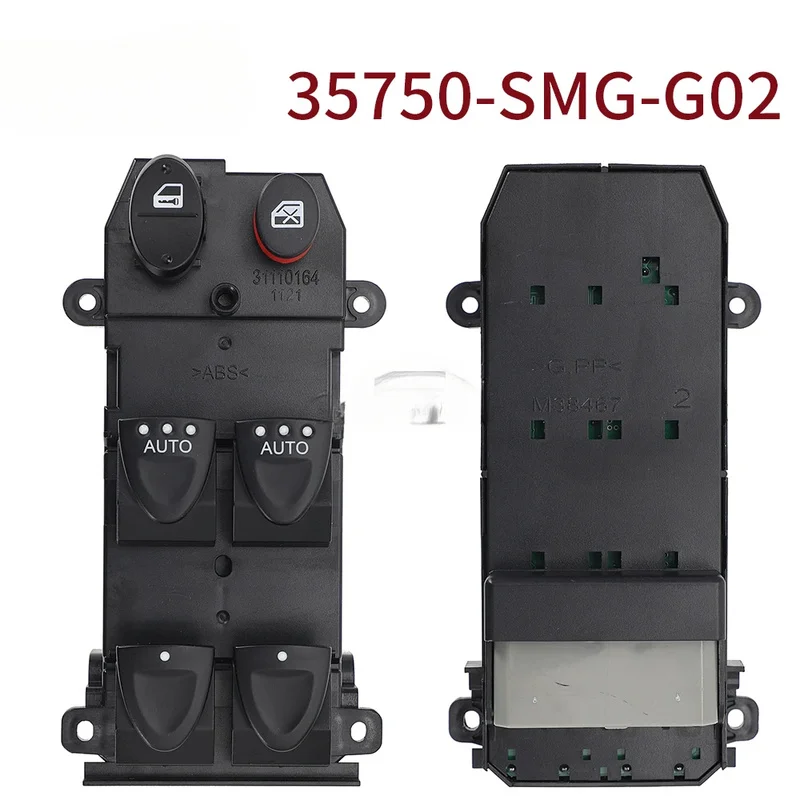 For Honda Civic 2005 2006-2011 Front Left Power Lifter Window Control Switch 2 AUTO 35750-SMG-G02 22Pins Front Left Hand LHD