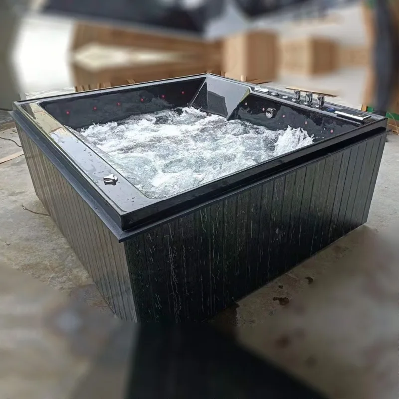 

Acrylic freestanding bathtub Jacuzzi bubble pool villa