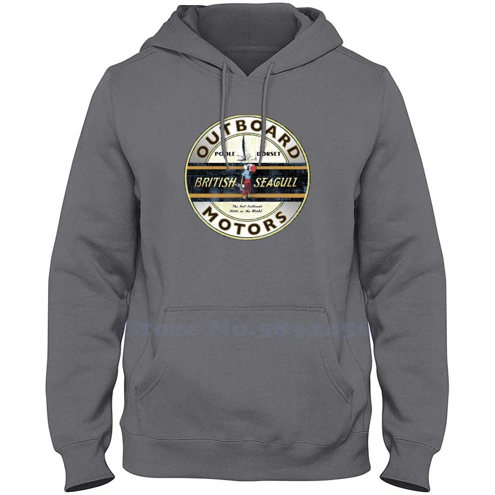 Britse Zeemeeuw Buitenboordmotoren Uk Sweatshirt Met Lange Mouwen Casual 100% Katoenen Hoodie